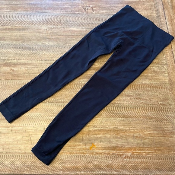 SPANX Pants - Spanx Black Seamless Leggings Medium m compression slimming footless